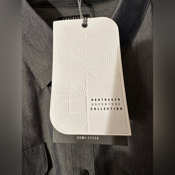 BONTRAGER ADVENTURE COLLECTION Cycling Gray Chambray XL Contrast Cuffs Semi Fit - Picture 7 of 16
